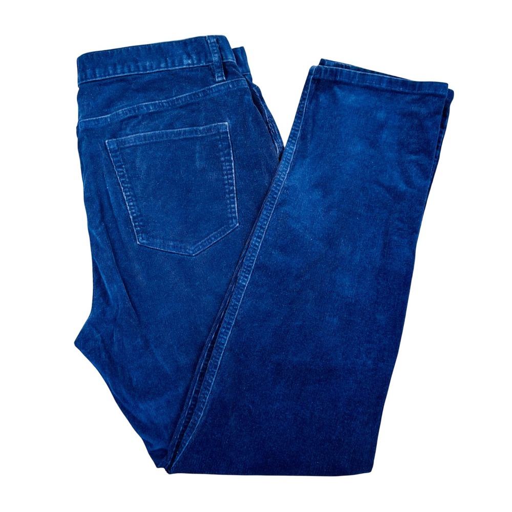 Flint and Tinder Tapered Fit Corduroy Pants Men's Navy Blue 36x32 Stretch Casual